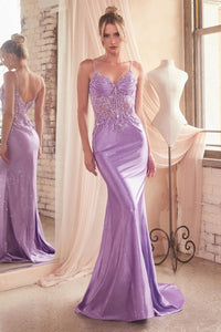 LaDivine CDS450 Lavender Size 8 Prom