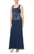 Load image into Gallery viewer, Amanda Formal Dress with Lace Jacket Mothers Gown 94081122422THR-Navy SAMPLE IN STORE
