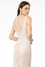 Load image into Gallery viewer, Athena Wedding Dress Beaded Design Flared Tulle Bottom Bridal Gown 2602985THR

