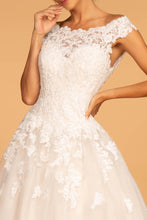 Load image into Gallery viewer, Avery Wedding Dress Short Sleeve Full Skirt Bridal Gown 2602596HKI
