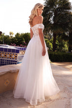 Load image into Gallery viewer, Cooper Off the Shoulder Corset Look Wedding Dress 740961TKR
