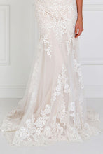 Load image into Gallery viewer, Delta Wedding Dress Tulle Skirt Sweetheart Neckline Spaghetti Straps 2601515HXR   SAMPLE IN STORE

