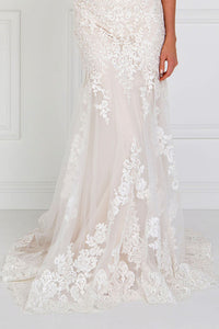 Delta Wedding Dress Tulle Skirt Sweetheart Neckline Spaghetti Straps 2601515HXR