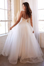 Load image into Gallery viewer, Donna Wedding Dress Beaded Bodice with Full Skirt Bridal 740154XR-OffWhite
