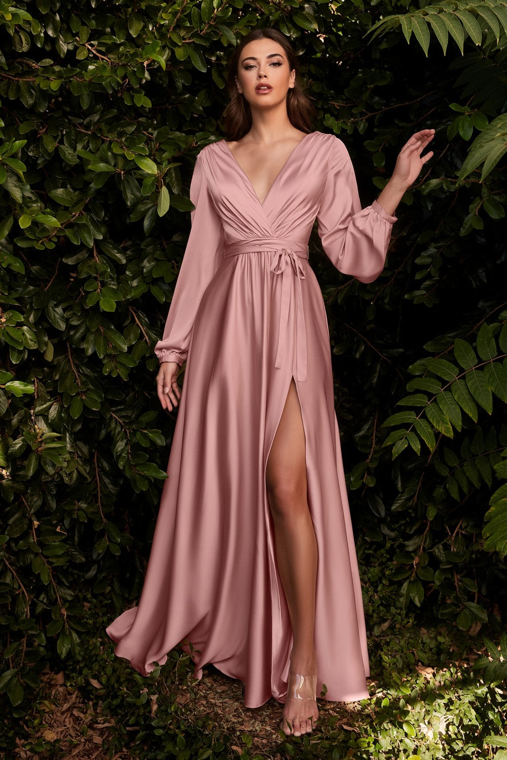 Doreen Long Sleeve Bridesmaid Dress in Sienna Doreen 7407475KK-RoseGold