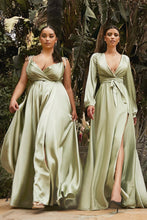 Load image into Gallery viewer, Doreen Long Sleeve Bridesmaid Dress in Sienna Doreen 7407475KK-Sage
