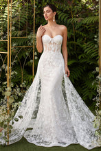Load image into Gallery viewer, Eva Wedding Dress Sexy Strapless Beaded Lace Bridal Gown 74046TTR-OffWhite SAMPLE IN STORE

