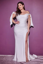 Load image into Gallery viewer, Gabor Wedding Dress Sexy Body Hugging PLUS SIZE Bridal Gown 740944WK-white
