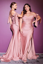 Load image into Gallery viewer, Gabor Bridesmaid Dress Sexy Body Hugging Gown 740943WK-mauve SAMPLE IN STORE
