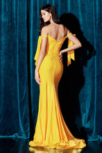 Load image into Gallery viewer, Gabor Bridesmaid Dress Sexy Body Hugging Gown 740943WK-Yellow  SAMPLE IN STORE
