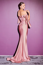 Load image into Gallery viewer, Gabor Bridesmaid Dress Sexy Body Hugging Gown 740943WK-mauve SAMPLE IN STORE
