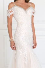 Load image into Gallery viewer, Hudson Wedding Dress Off the Shoulder Lace &amp; Tulle Bridal Gown 2601513HIR  SAMPLE IN STORE
