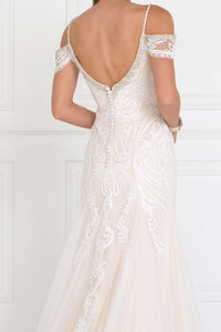Hudson Wedding Dress Off the Shoulder Lace & Tulle Bridal Gown 2601513HIR