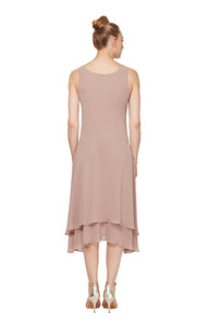 Jackie Formal Dress with Short Skirt and Jacket Mothers Dress 940116184AK-Cashmere