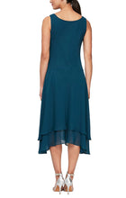 Load image into Gallery viewer, Jackie Formal Dress with Short Skirt and Jacket Mothers Dress 940116184AK-MidTeal
