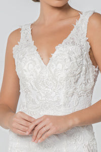 Juno Wedding Dress Mermaid with Ruffles Bridal Gown 2602814TWR-LightIvory SAMPLE IN STORE