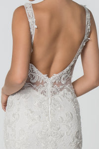Juno Wedding Dress Mermaid with Ruffles Bridal Gown 2602814TWR-LightIvory SAMPLE IN STORE