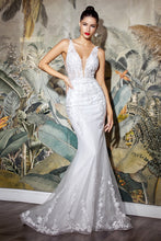 Load image into Gallery viewer, Kennedy Wedding Dress Fitted Mermaid Gown 7409237TNK-OffWhite SAMPLE IN STORE
