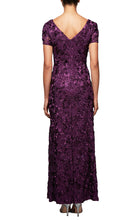 Load image into Gallery viewer, Millie Formal Dress A-line Short Sleeve Mothers Gown 940112788THR-Eggplant  Available in Plus &amp; Petites  SAMPLE IN STORE
