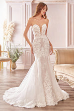 Load image into Gallery viewer, Patrice Wedding Dress Strapless Lace Mermaid 740928HXR-OffWhite/Nude
