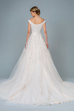 Load image into Gallery viewer, Raquel Wedding Dress Off the Shoulder Ballgown Bridal Gown 2601800HAR-Ivory
