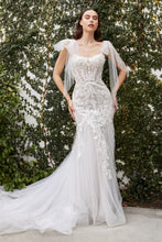 Load image into Gallery viewer, Starling Wedding Dress Fitted Mermaid Bridal Gown 7401086HHR
