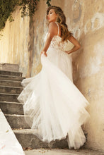 Load image into Gallery viewer, Stephanie Romantic Tulle Wedding Dress 74072TIR
