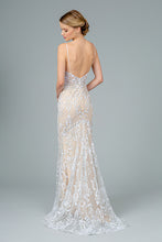 Load image into Gallery viewer, Tawny Wedding Dress Nude with Silver and White 2602990XR SAMPLE IN STORE
