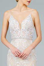 Load image into Gallery viewer, Tawny Wedding Dress Nude with Silver and White 2602990XR SAMPLE IN STORE
