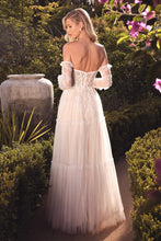 Load image into Gallery viewer, Beloved Wedding Dress Strapless Long Sleeve Bridal Gown 7401037HRR
