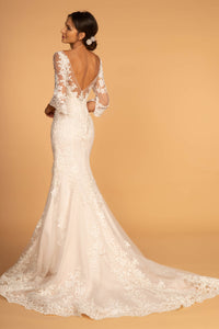Vivian Wedding Dress Long Sleeve Mermaid Bridal Gown 2602592IIR-Ivory SAMPLE IN STORE