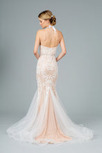 Load image into Gallery viewer, Wren Wedding Dress Nude Sheath with White 2602934-Champagne SAMPLE IN STORE
