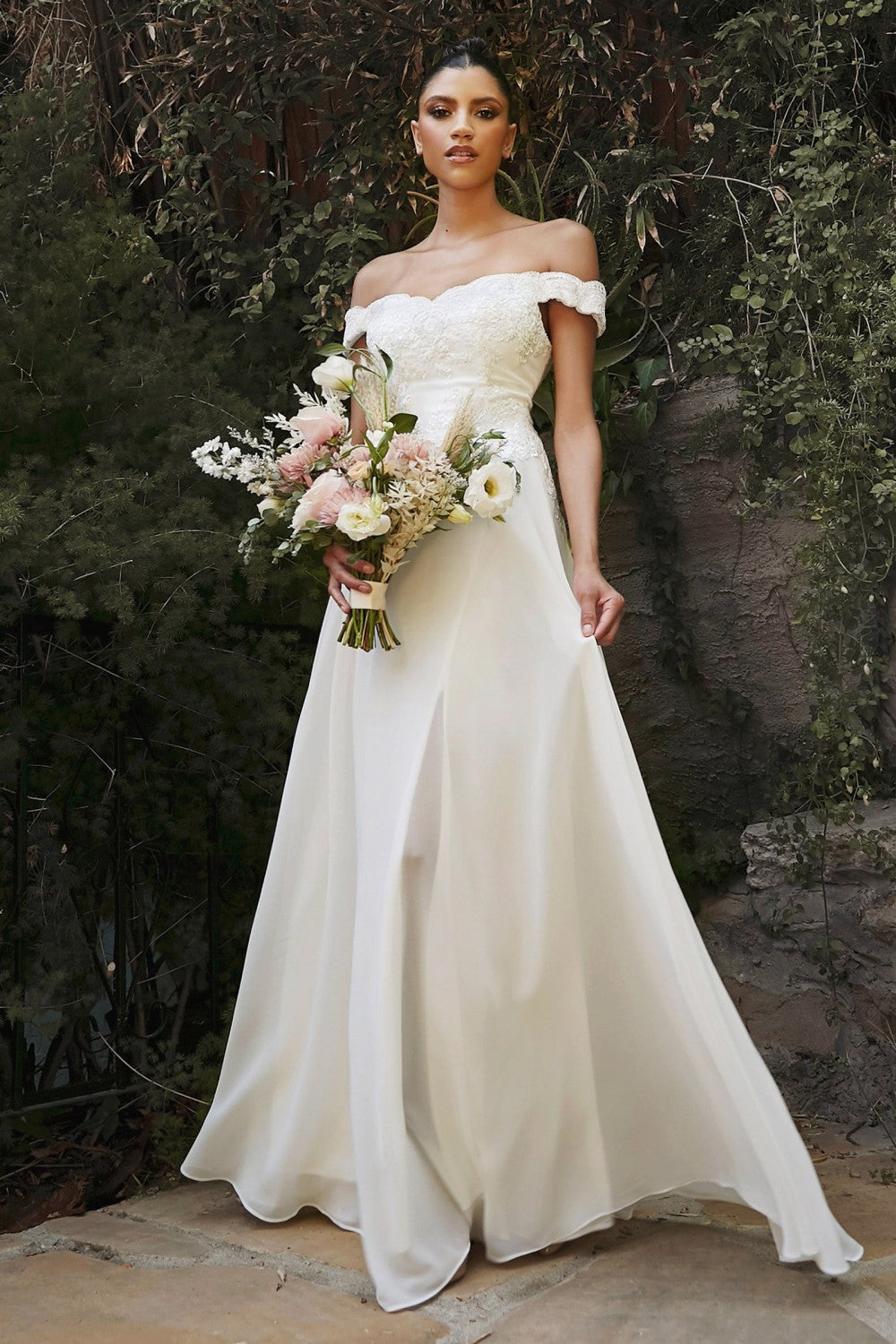 Chiffon skirt wedding cheap